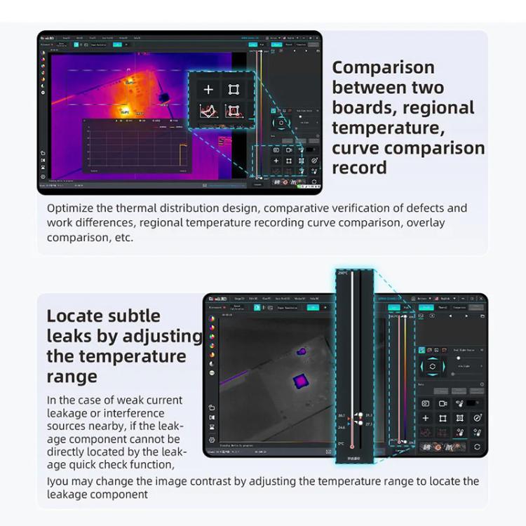 QianLi L256 iStele Dual-spectral Thermal Camera Short Circuit Thermometer - free shipping - PMC TechLife - Order now!