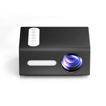 T300 25ANSI LED Portable Home Multimedia Game Projector, US Plug(Black) - LED Projector by PMC Jewellery | Online Shopping South Africa | PMC Jewellery | Buy Now Pay Later Mobicred