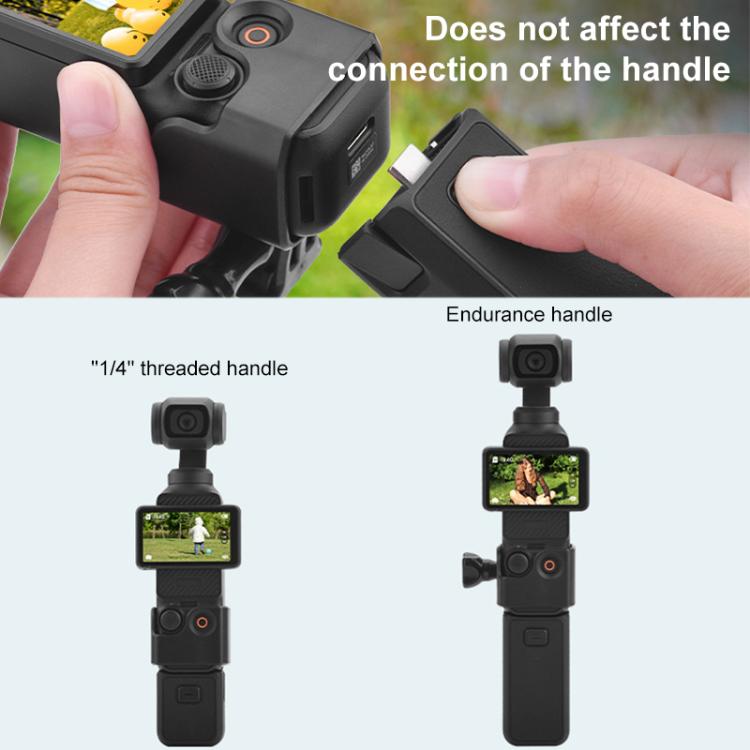For DJI OSMO Pocket 3 BRDRC Protection Frame Adapter Base, Type:Frame + Head Strap - free shipping - PMC TechLife - Order now!