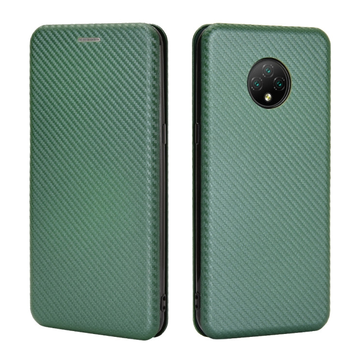 For Doogee X95 Carbon Fiber Texture Horizontal Flip TPU + PC + PU Leather Case with Card Slot & Lanyard(Green) - More Brand by PMC Jewellery | Online Shopping South Africa | PMC Jewellery | Buy Now Pay Later Mobicred