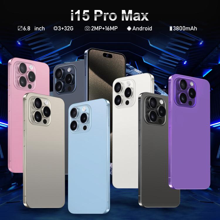 I16 Pro Max / VD1, 3GB+32GB, 6.8 inch Android 10 MTK6753 Octa Core, Network: 4G, Dual SIM, Plug:AU Plug(Black) - free shipping - PMc TechLife - Order now!