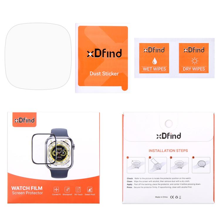 For Fitbit Versa 4 5pcs xDfind Soft Hydrogel Film Full Cover Front Protector - free shipping - PMc TechLife - Order now!
