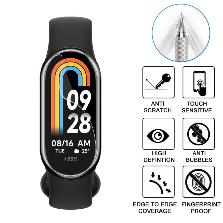For Xiaomi Mi Band 8 5pcs xDfind Soft Hydrogel Film Full Cover Front Protector - free shipping - PMc TechLife - Order now!