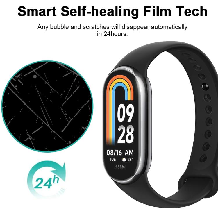 For Xiaomi Mi Band 8 5pcs xDfind Soft Hydrogel Film Full Cover Front Protector - free shipping - PMc TechLife - Order now!