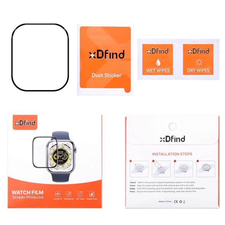 For Xiaomi Redmi Watch 5 2pcs xDfind Curved 3D Composite Material Soft Film Screen Protector - free shipping - PMc TechLife - Order now!