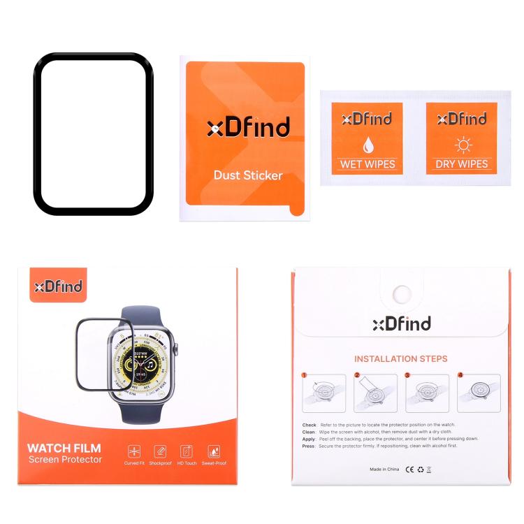For Xiaomi Smart Band 9 NFC 2pcs xDfind Curved 3D Composite Material Soft Film Screen Protector - free shipping - PMc TechLife - Order now!
