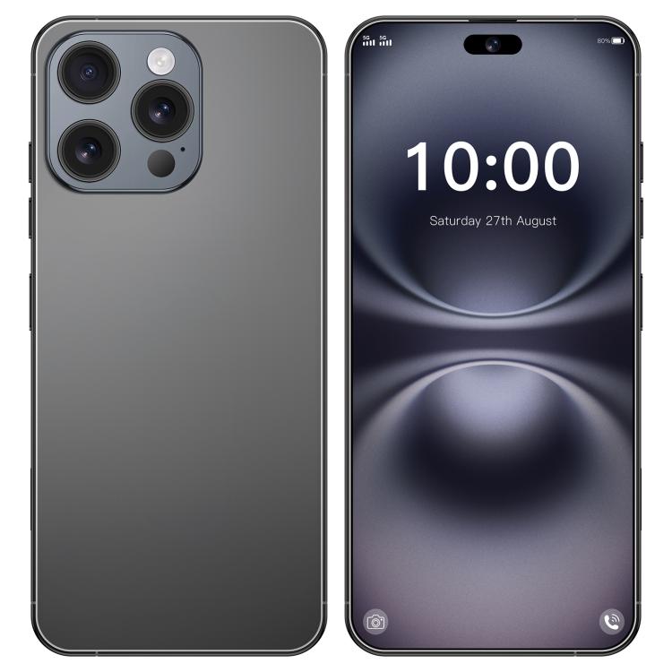 I16 Pro Max / RAi3, 3GB+64GB, 6.56 inch Android 10 MTK6739 Quad Core, Network: 4G, Dual SIM, Plug:EU Plug(Black) - free shipping - PMc TechLife - Order now!