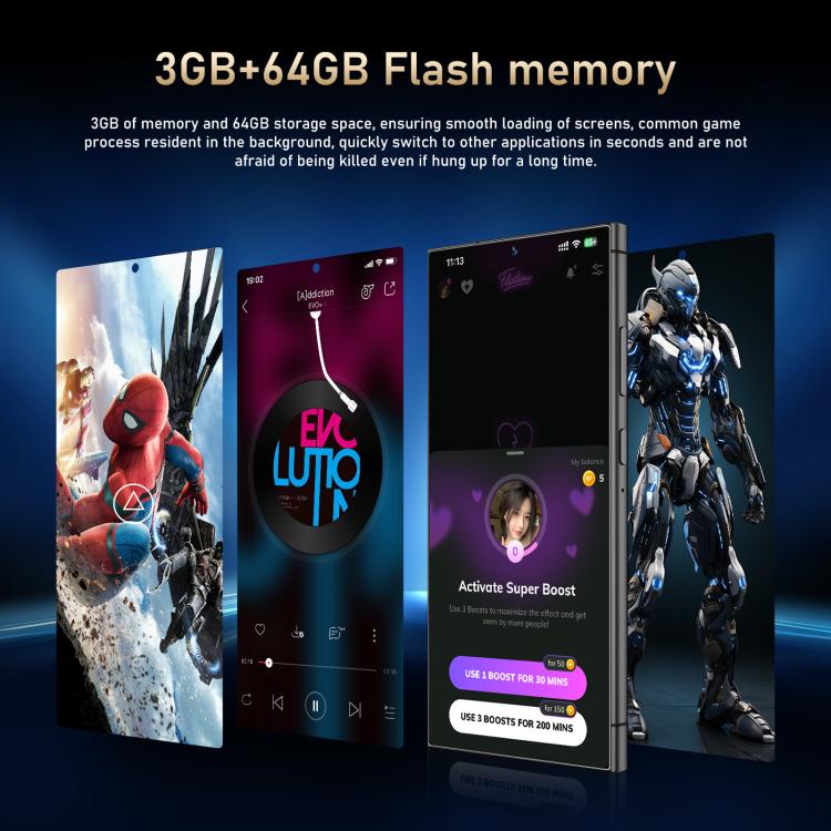 C24 Pro / S3-3, 3GB+64GB, 6.56 inch Android 10 MTK6739 Quad Core, Network: 4G, Dual SIM, Plug:EU Plug(Blue) - free shipping - PMc TechLife - Order now!