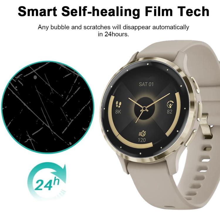 For Garmin Venu 3s 5pcs xDfind Soft Hydrogel Film Full Cover Front Protector - free shipping - PMC TechLife - Order now!