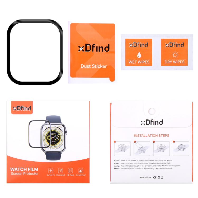 For Garmin Venu X1 2pcs xDfind Curved 3D Composite Material Soft Film Screen Protector - free shipping - PMC TechLife - Order now!