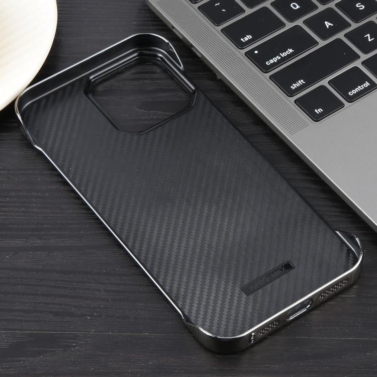 For iPhone 13 Pro Max / 12 Pro Max Electroplating Frameless Frosted Anti-Glare PC MagSafe Phone Case(Titanium Gray) - free shipping - PMC TechLife - Order now!