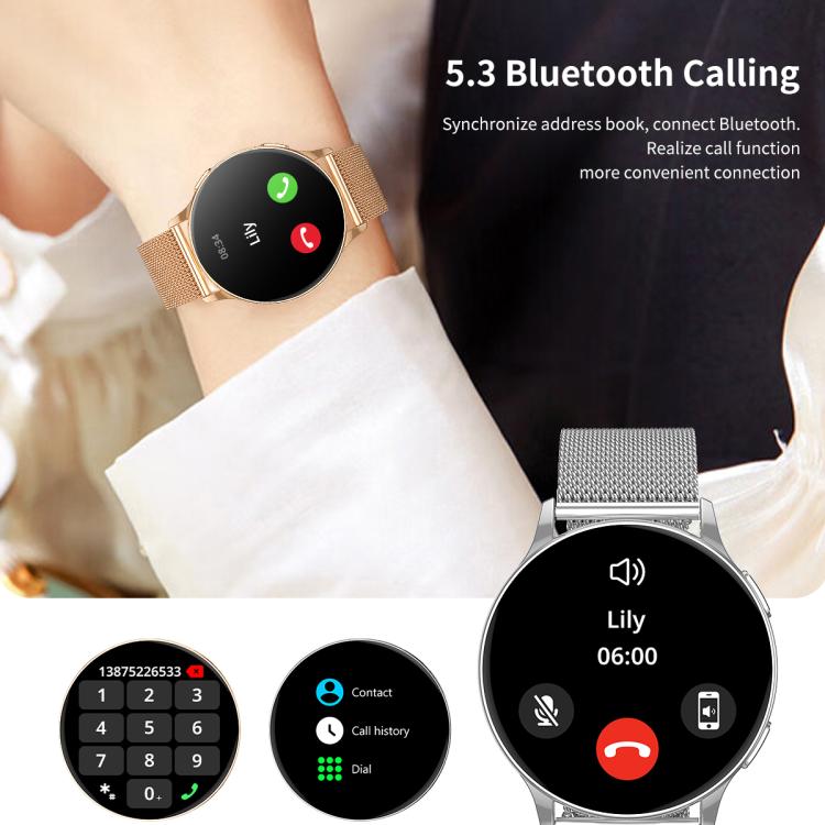 CY29 1.32 inch AMOLED Screen Female Smart Watch Supports COFIT APP(Silver) - free shipping - PMC TechLife - Order now!