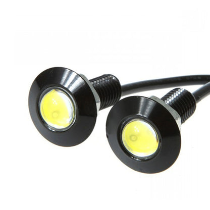 10 PCS 23mm 1.5W DC9-80V Motorcycle Eagle Eye Light Single Lens(White Light) - Eagle Eye Lights by PMC Jewellery | Online Shopping South Africa | PMC Jewellery | Buy Now Pay Later Mobicred