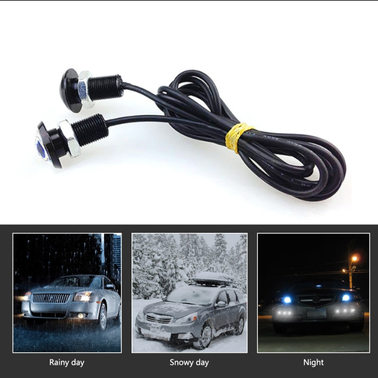 10 PCS 23mm 1.5W DC9-80V Motorcycle Eagle Eye Light Single Lens(White Light) - Eagle Eye Lights by PMC TechLife | Online Shopping South Africa | PMC TechLife | Buy Now Pay Later Mobicred