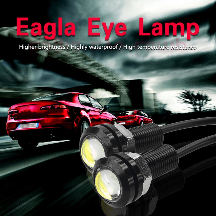 10 PCS 23mm 1.5W DC9-80V Motorcycle Eagle Eye Light Double Lens(White Light) - Eagle Eye Lights by PMC Jewellery | Online Shopping South Africa | PMC Jewellery | Buy Now Pay Later Mobicred