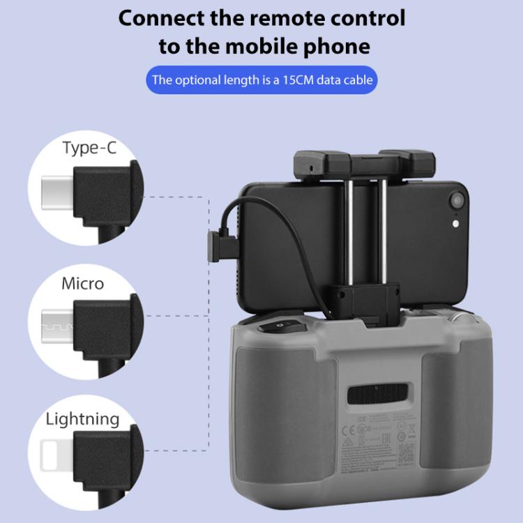 BRDRC Converting Data Cable for DJI Mini 4 Pro / Mavic 3 / Air 2 / Air 2S, Type:30cm Type-C to 8 Pin - free shipping - PMC TechLife - Order now!