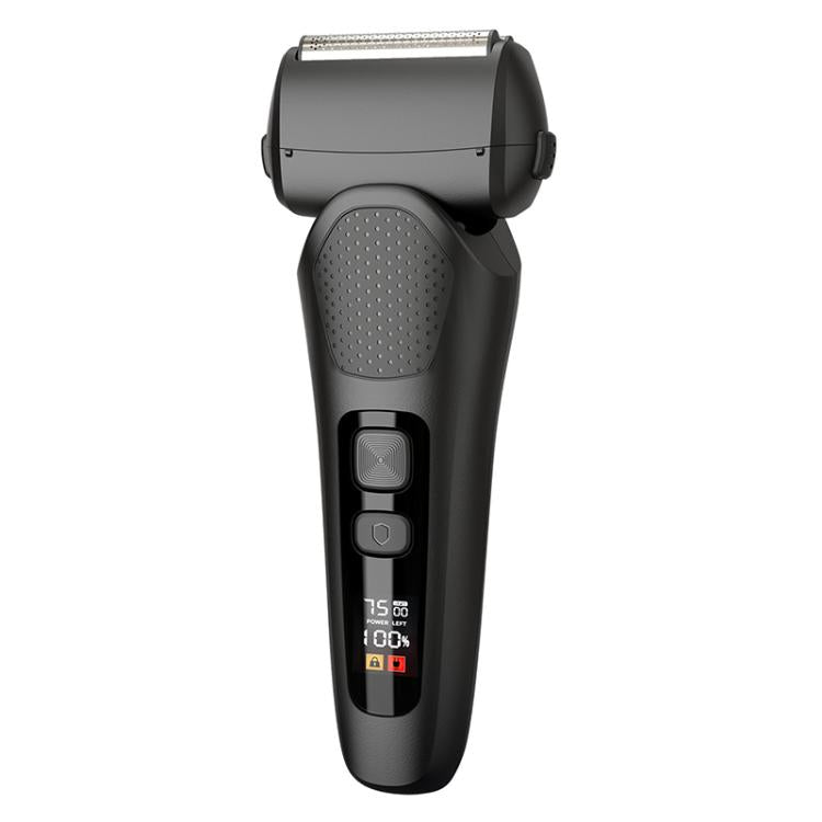Full Body Washable LED Digital Display Reciprocating Electric Shaver(Exclusive Black + 1 Set of Blades) - free shipping - PMC TechLife - Order now!