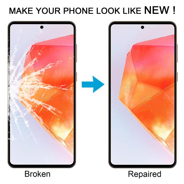 For Samsung Galaxy C55 SM-C556B 10pcs Front Screen Outer Glass Lens with OCA Optically Clear Adhesive - free shipping - PMC TechLife - Order now!