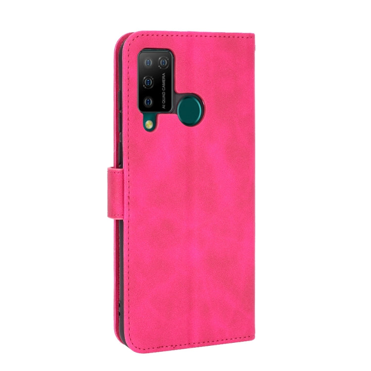 For DOOGEE N20 Pro Solid Color Skin Feel Magnetic Buckle Horizontal Flip Calf Texture PU Leather Case with Holder & Card Slots & Wallet(Rose Red) - More Brand by PMC Jewellery | Online Shopping South Africa | PMC Jewellery | Buy Now Pay Later Mobicred