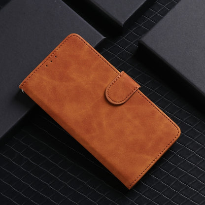 For DOOGEE N20 Pro Solid Color Skin Feel Magnetic Buckle Horizontal Flip Calf Texture PU Leather Case with Holder & Card Slots & Wallet(Brown) - More Brand by PMC Jewellery | Online Shopping South Africa | PMC Jewellery | Buy Now Pay Later Mobicred