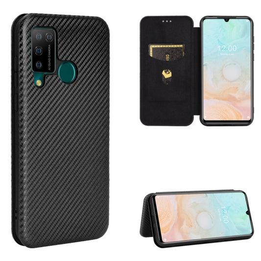 For DOOGEE N20 Pro Carbon Fiber Texture Horizontal Flip TPU + PC + PU Leather Case with Card Slot(Black) - More Brand by PMC Jewellery | Online Shopping South Africa | PMC Jewellery | Buy Now Pay Later Mobicred