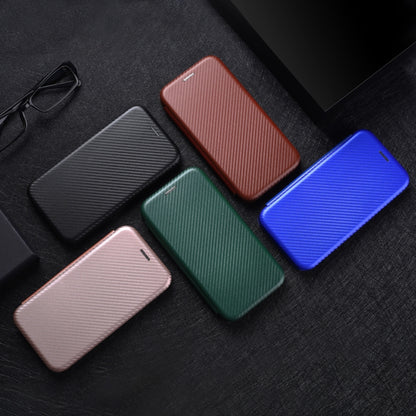 For DOOGEE N20 Pro Carbon Fiber Texture Horizontal Flip TPU + PC + PU Leather Case with Card Slot(Green) - More Brand by PMC Jewellery | Online Shopping South Africa | PMC Jewellery | Buy Now Pay Later Mobicred