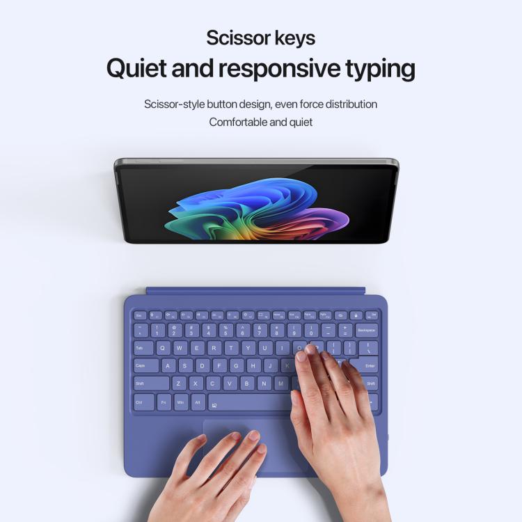 For MicroSoft Surface Pro 12 Backlight Tablet Bluetooth Keyboard with Touch Pad(Grey) - free shipping - PMC TechLife - Order now!