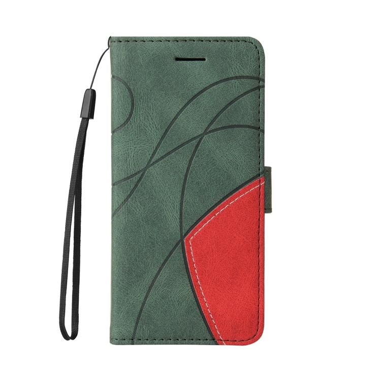 For Nothing Phone 3A Dual-color Splicing Flip Leather Phone Case(Green) - free shipping - PMC TechLife - Order now!
