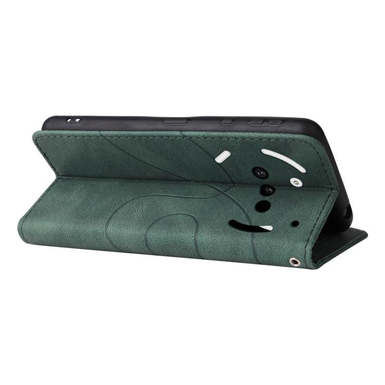 For Nothing Phone 3A Dual-color Splicing Flip Leather Phone Case(Green) - free shipping - PMC TechLife - Order now!