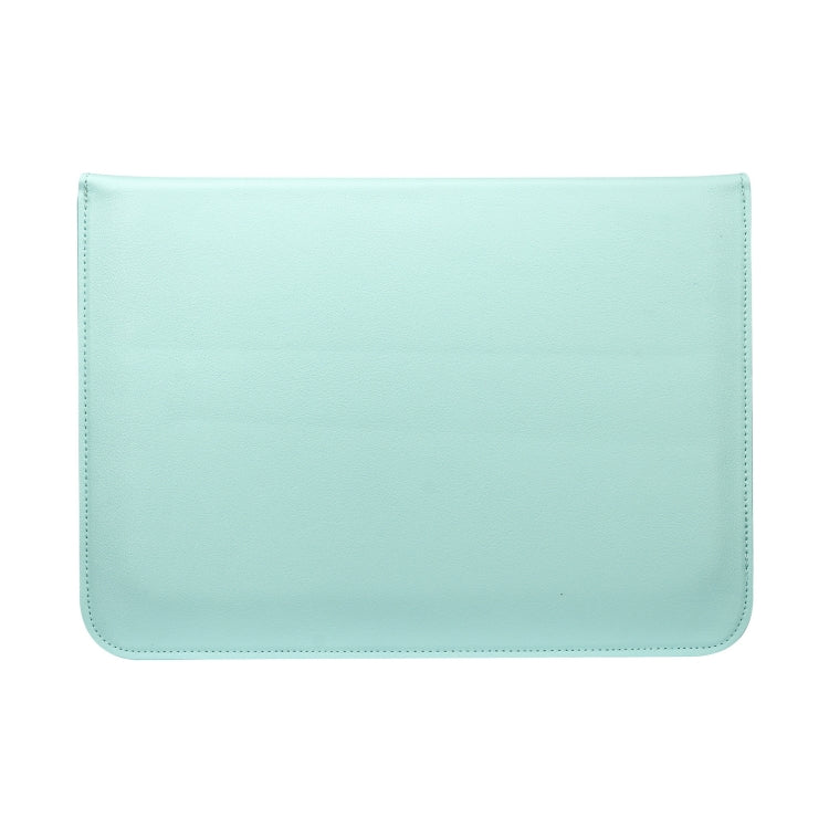 PU Leather Ultra-thin Envelope Bag Laptop Bag for MacBook Air / Pro 11 inch, with Stand Function(Mint Green) - Protective Bags by PMC Jewellery | Online Shopping South Africa | PMC Jewellery | Buy Now Pay Later Mobicred