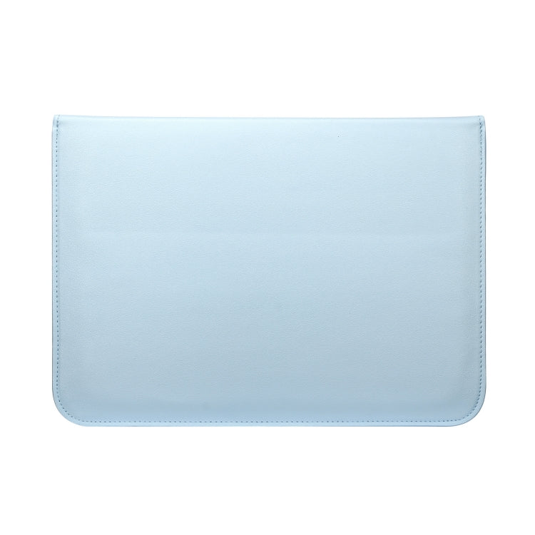 PU Leather Ultra-thin Envelope Bag Laptop Bag for MacBook Air / Pro 13 inch, with Stand Function(Sky Blue) - Protective Bags by PMC Jewellery | Online Shopping South Africa | PMC Jewellery | Buy Now Pay Later Mobicred