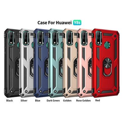 For Huawei Y8s Shockproof TPU + PC Protective Case with 360 Degree Rotating Holder(Black) - Huawei Cases by PMC Jewellery | Online Shopping South Africa | PMC Jewellery