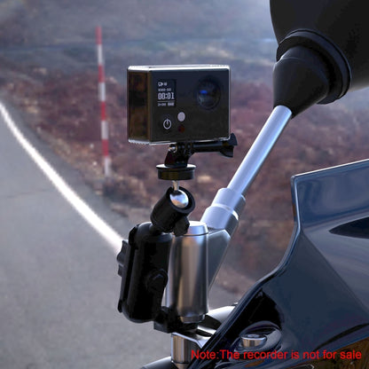 CS-1134B1 Motorcycle Bike Action Camera Recorder Mobile Phone Fixing Bracket Holder, Mirror Holder Version - Holder by PMC Jewellery | Online Shopping South Africa | PMC Jewellery | Buy Now Pay Later Mobicred