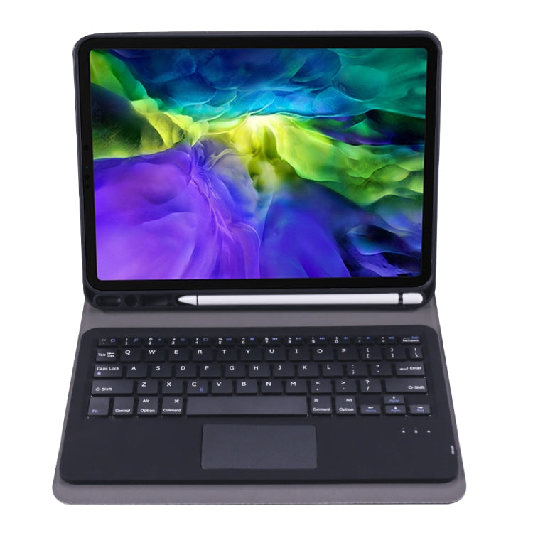 A098B-A Detachable ABS Ultra-thin Bluetooth Keyboard + TPU Tablet Case for iPad Air 11 2024 / 2025 / Air 4 10.9 inch 2020, with Stand & Pen Slot & Touch(Rose Gold) - For iPad Air by PMC Jewellery | Online Shopping South Africa | PMC Jewellery | Buy Now Pay Later Mobicred