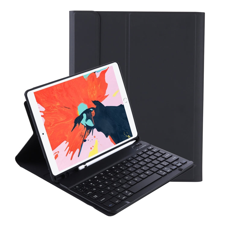 T098B Integrated Ultra-thin Candy Colors Bluetooth Keyboard Tablet Case for iPad Air 4 10.9 inch (2020), with Stand & Pen Slot(Black) - For iPad Air by PMC Jewellery | Online Shopping South Africa | PMC Jewellery | Buy Now Pay Later Mobicred