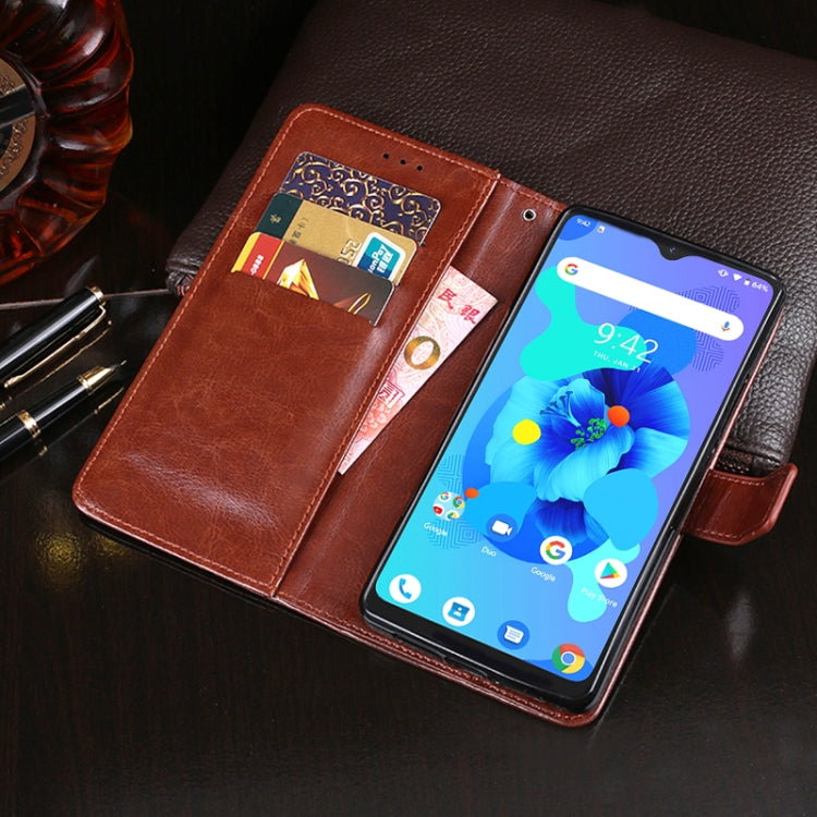 For Umidigi A7 idewei Crazy Horse Texture Horizontal Flip Leather Case with Holder & Card Slots & Wallet(Red) - More Brand by idewei | Online Shopping South Africa | PMC Jewellery | Buy Now Pay Later Mobicred