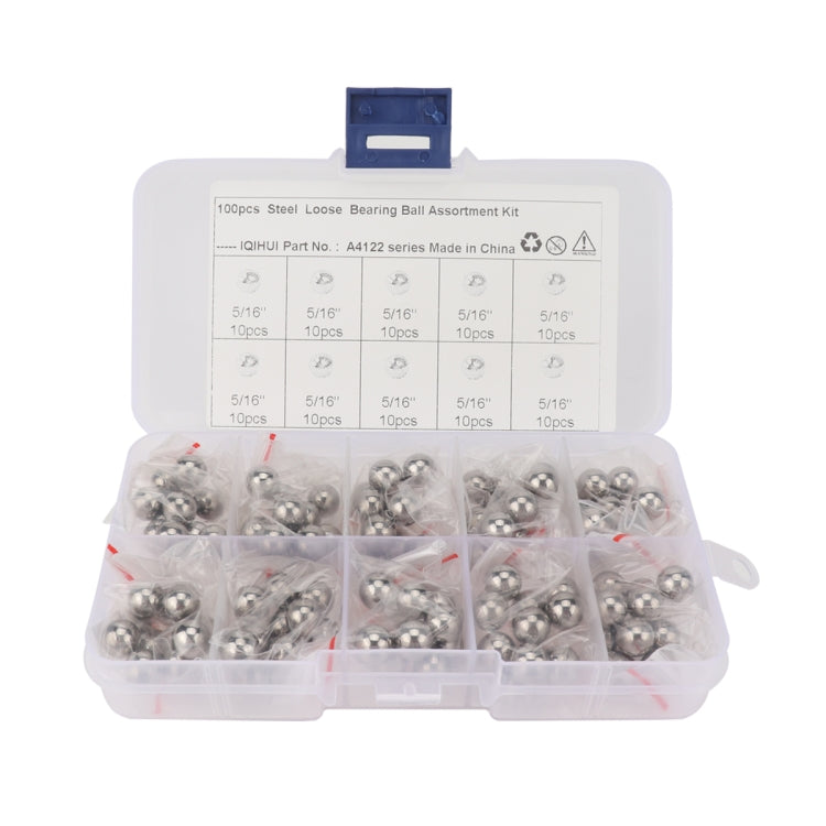 100 PCS Car / Motorcycle 5/16 inch High Precision G25 Bearing Steel Ball - Nuts & Bolts by PMC Jewellery | Online Shopping South Africa | PMC Jewellery | Buy Now Pay Later Mobicred