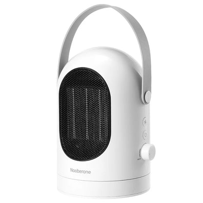 600W Winter Mini Electric Warmer Fan Heater Shaking Head Desktop Household Radiator Energy Saving, UK Plug (White) - Electric Heaters by PMC Jewellery | Online Shopping South Africa | PMC Jewellery | Buy Now Pay Later Mobicred