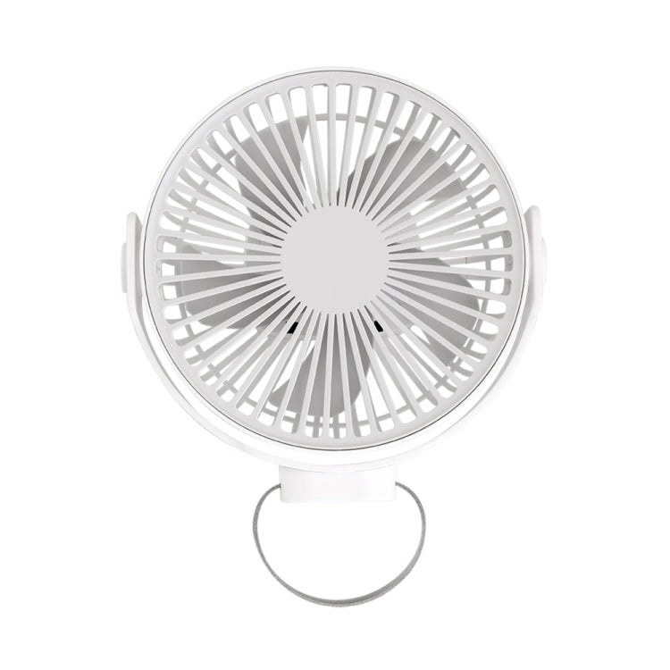 F35 Mini Adjustable USB Charging Desktop Electric Ceiling Fan, 4 Speed Control (White) - Electric Fans by PMC Jewellery | Online Shopping South Africa | PMC Jewellery | Buy Now Pay Later Mobicred