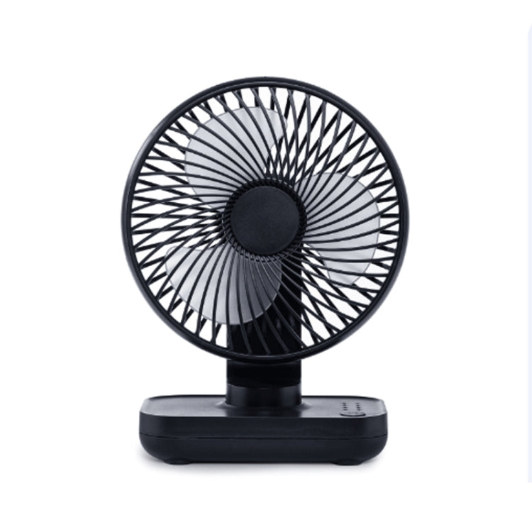 D606 4W USB Rechargeable Portable Four-speed Adjustable Desktop Fan(Black) - Electric Fans by PMC Jewellery | Online Shopping South Africa | PMC Jewellery | Buy Now Pay Later Mobicred