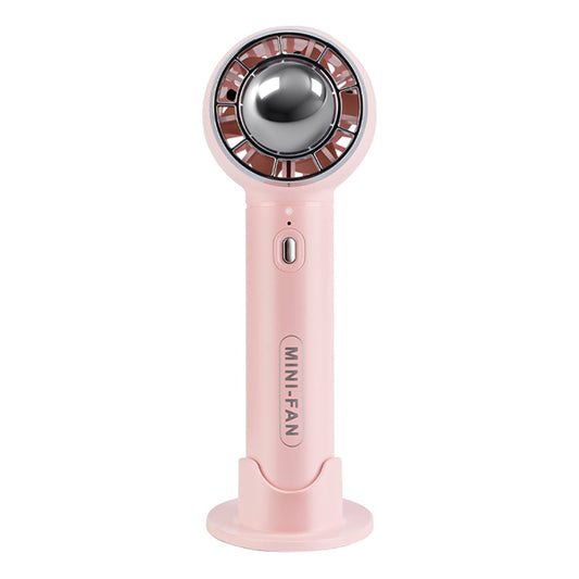 F23 Handheld Rurbo Mini Electric Fan (Pink) - Electric Fans by PMC Jewellery | Online Shopping South Africa | PMC Jewellery | Buy Now Pay Later Mobicred