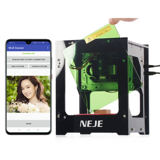 NEJE KZ 3000mW Bluetooth DIY USB Laser Engraver Carving Machine - DIY Engraving Machines by NEJE | Online Shopping South Africa | PMC Jewellery | Buy Now Pay Later Mobicred