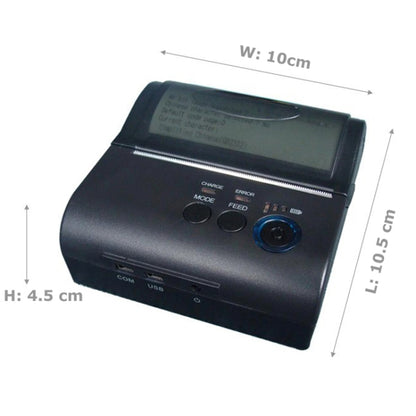 POS-8001LD Portable Bluetooth Thermal Receipt Printer - Printer by PMC Jewellery | Online Shopping South Africa | PMC Jewellery | Buy Now Pay Later Mobicred