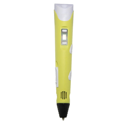 Hand-held 3D Printing Pen, UK Plug (Yellow) - 3D Printer by PMC Jewellery | Online Shopping South Africa | PMC Jewellery | Buy Now Pay Later Mobicred