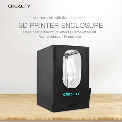 Creality 3D Printer Flame Retardant Aluminum Foil Cloth Protective Cover for Ender-3, Big Size: 70x75x90cm - Parts by Creality | Online Shopping South Africa | PMC Jewellery | Buy Now Pay Later Mobicred