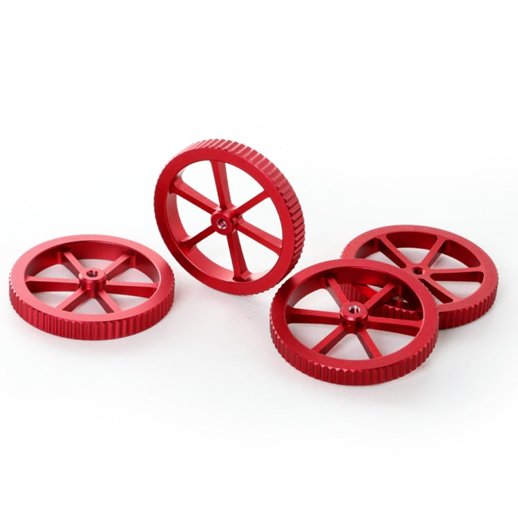 Creality Metal Red Hand Screwed Leveling Nut for Ender-3 / Ender-3 Pro / Ender-3 V2 / CR-10 Pro V2 3D Printer (Red) - Parts by Creality | Online Shopping South Africa | PMC Jewellery | Buy Now Pay Later Mobicred