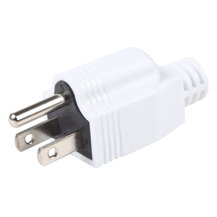 US Plug Male AC Wall Universal Travel Power Socket Plug Adapter (White) - Plug Adaptor by PMC TechLife | Online Shopping South Africa | PMC TechLife