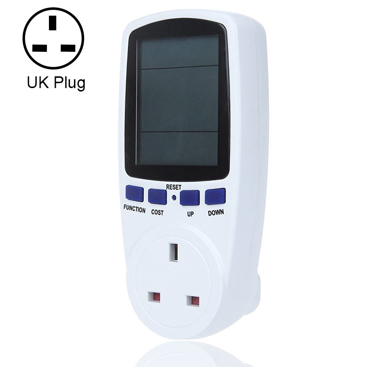 AC 230-250V 50Hz Max 13A LCD Display Energy Meter Watt Volt Voltage Power Analyzer Automatic Electricity Monitor Analyzer Power, UK Plug - Current & Voltage Tester by PMC Jewellery | Online Shopping South Africa | PMC Jewellery | Buy Now Pay Later Mobicred