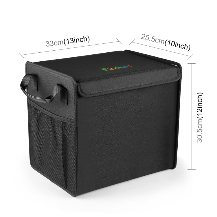 FunAdd Foldable Storage Fresh Box Vehicle Trunk Organizer Bag (Black) - Stowing Tidying by FunAdd | Online Shopping South Africa | PMC TechLife | Buy Now Pay Later Mobicred