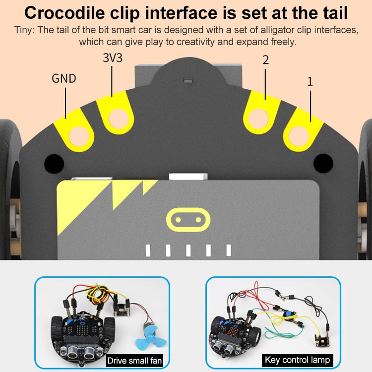 Yahboom Tinybit Smart Robot Car Compatible with Micro:bit V2/1.5 board, without Micro:bit V2/V1.5 Board - Others by YAHBOOM | Online Shopping South Africa | PMC Jewellery | Buy Now Pay Later Mobicred